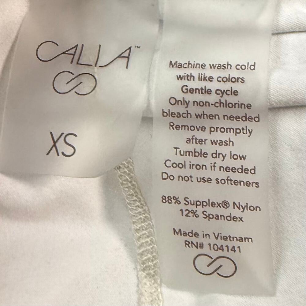 Calia by Carrie Underwood High Rise 7/8 Leggings Pants XS Hazy Elixer Oat Milk - Picture 3 of 5